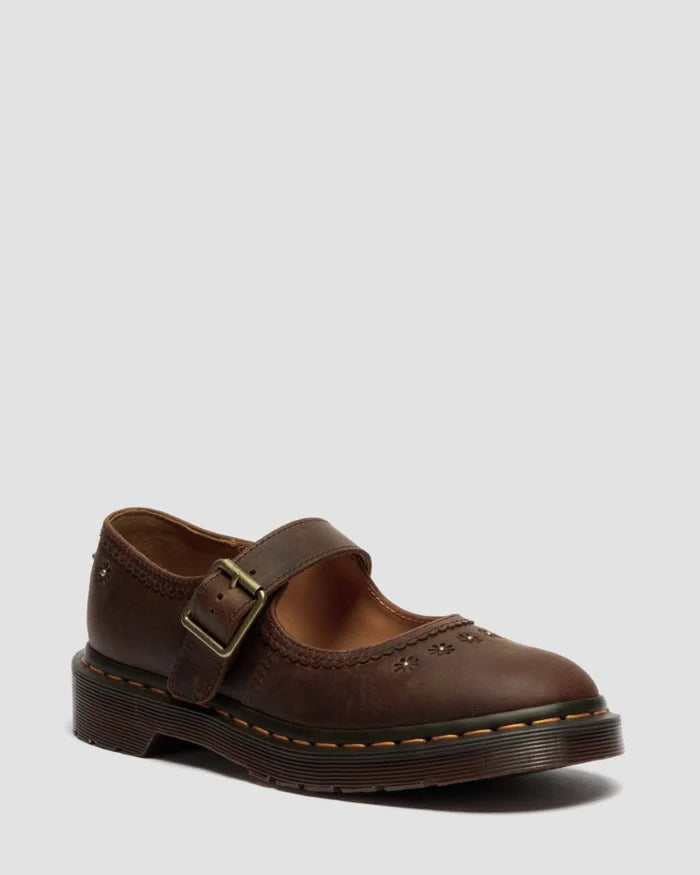 Dr Martens Mary Jane Flower Crazy Horse