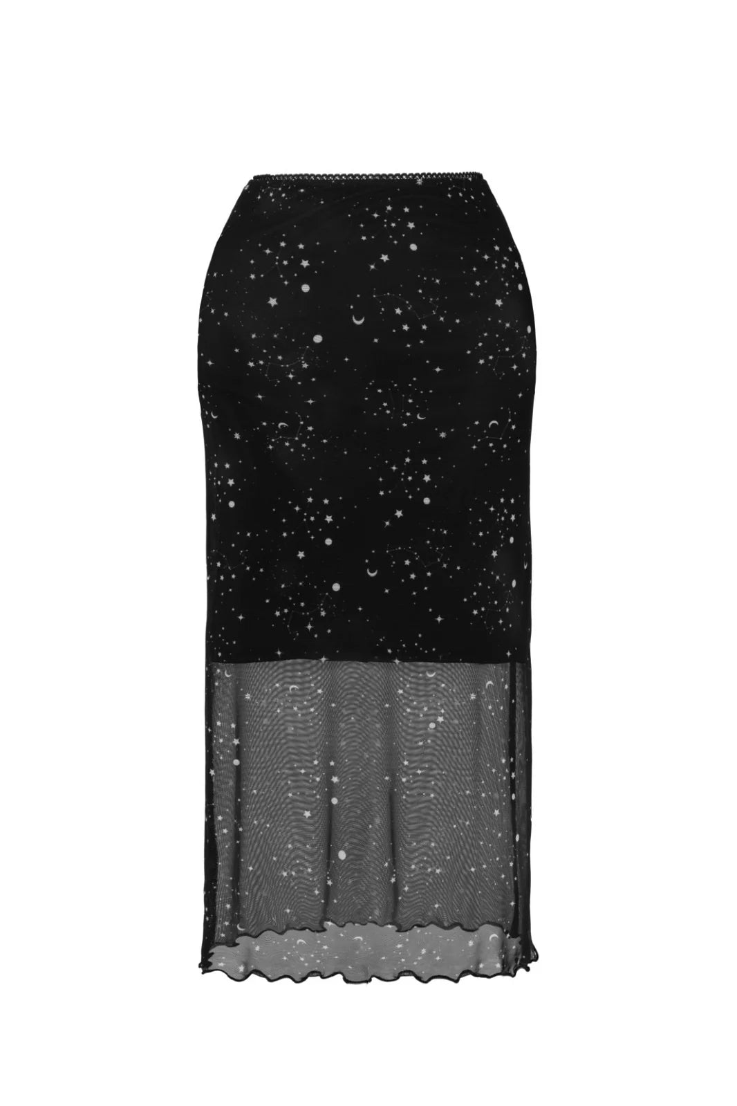 Hell Bunny Zodiac Mesh Skirt