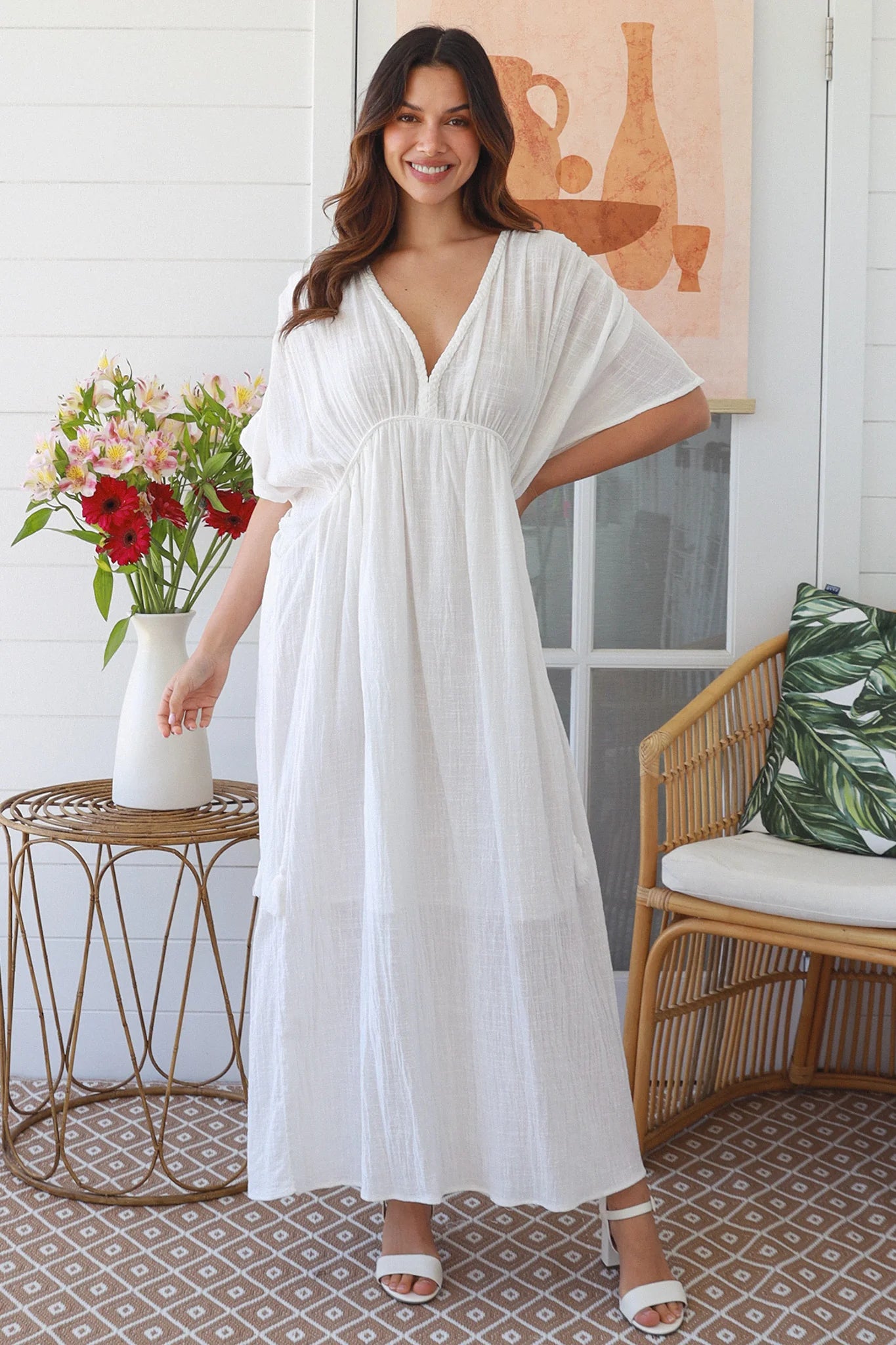 Eden Dress White