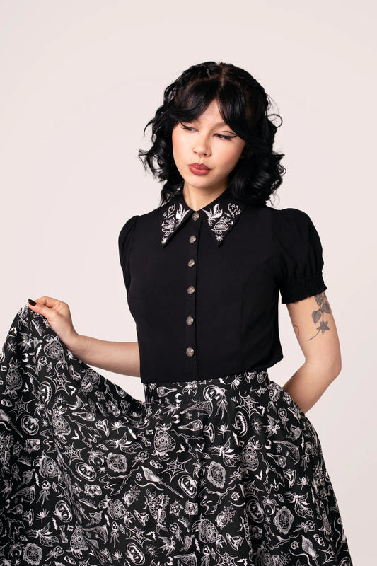 Mischief Black Blouse