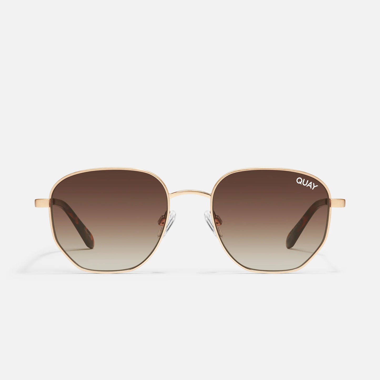Quay Big Time Brushed Gold Brown
